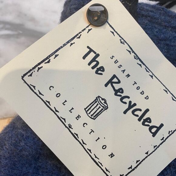 Susan Todd Felted Tote Bag Color Block Craft Bag NWT - Picture 5 of 6